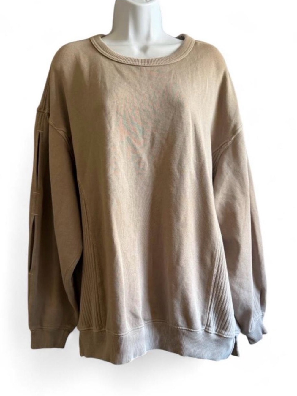 aerie women’s Crewneck Sweatshirt — Taupe